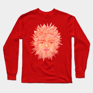 Beautiful flame girl Long Sleeve T-Shirt